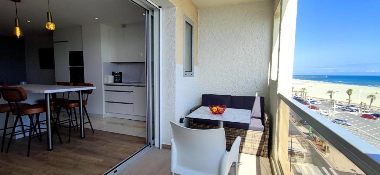 Belle Vue Mer Canet Plage Acces Piscine Couverte Et Chauffee 외부 사진